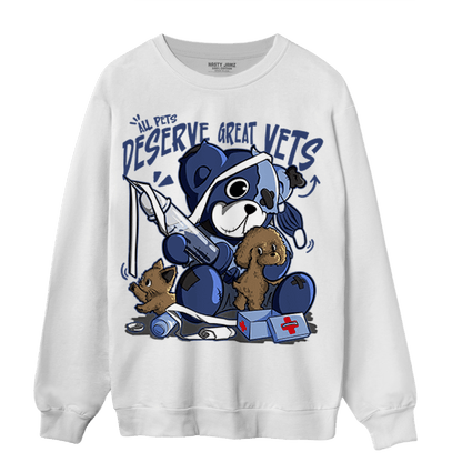 Midnight Navy 5s Sweatshirt Match Veterinary BER - NastyJamz