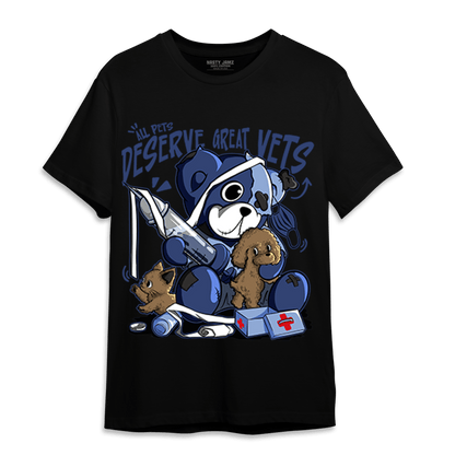 Midnight Navy 5s T Shirt Match Veterinary BER - NastyJamz