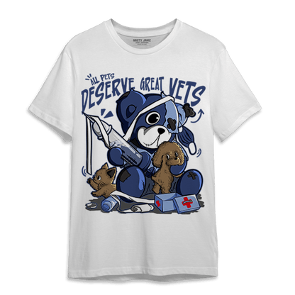 Midnight Navy 5s T Shirt Match Veterinary BER - NastyJamz