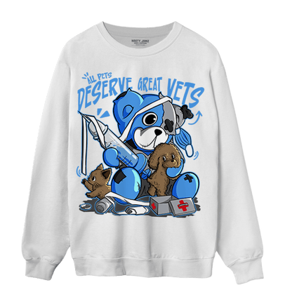 University Blue 5s Sweatshirt Match Veterinary BER - NastyJamz