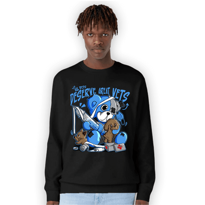 University Blue 5s Sweatshirt Match Veterinary BER - NastyJamz