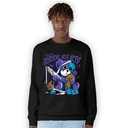 Aqua 6s Sweatshirt Match Veterinary BER - NastyJamz