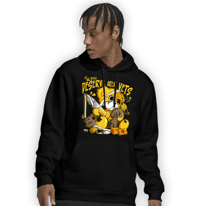 Yellow Ochre 6s Hoodie Match Veterinary BER - NastyJamz