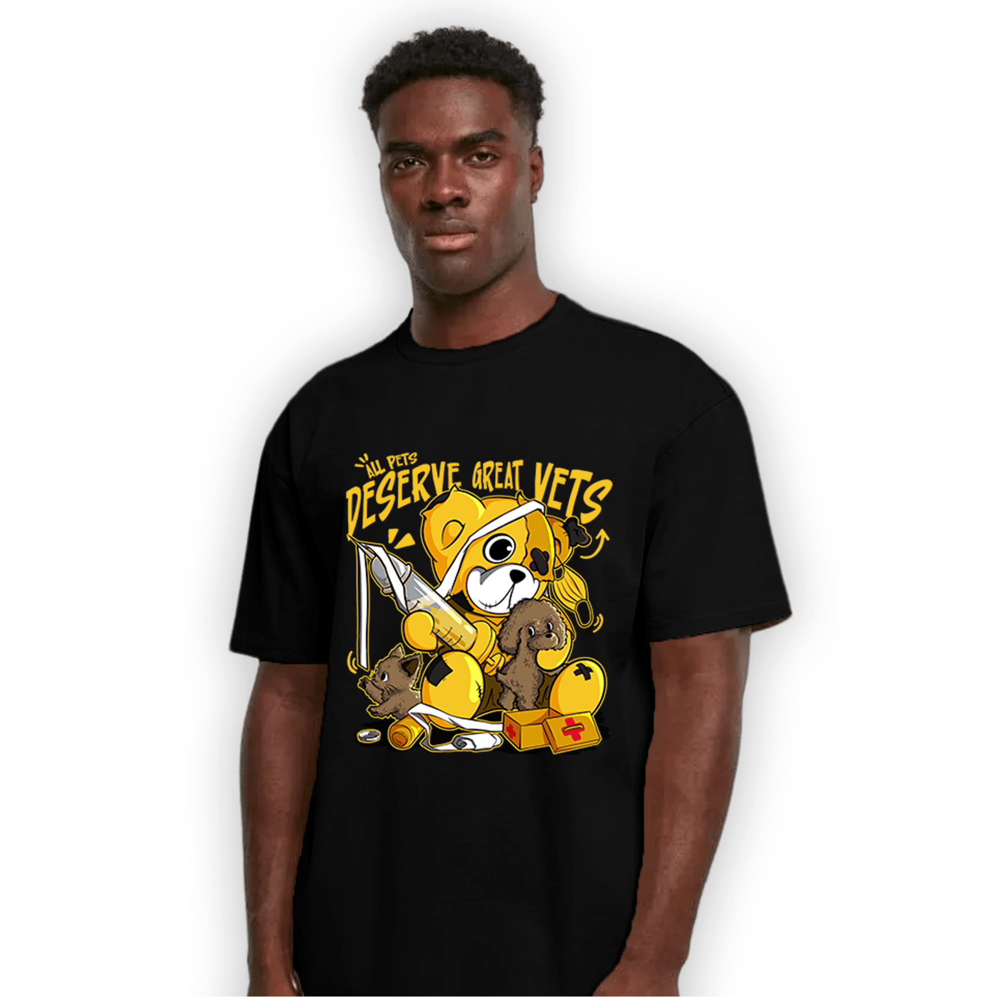 Yellow Ochre 6s T Shirt Match Veterinary BER - NastyJamz