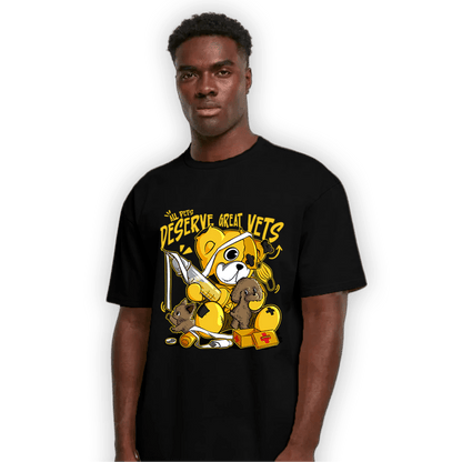 Yellow Ochre 6s T Shirt Match Veterinary BER - NastyJamz