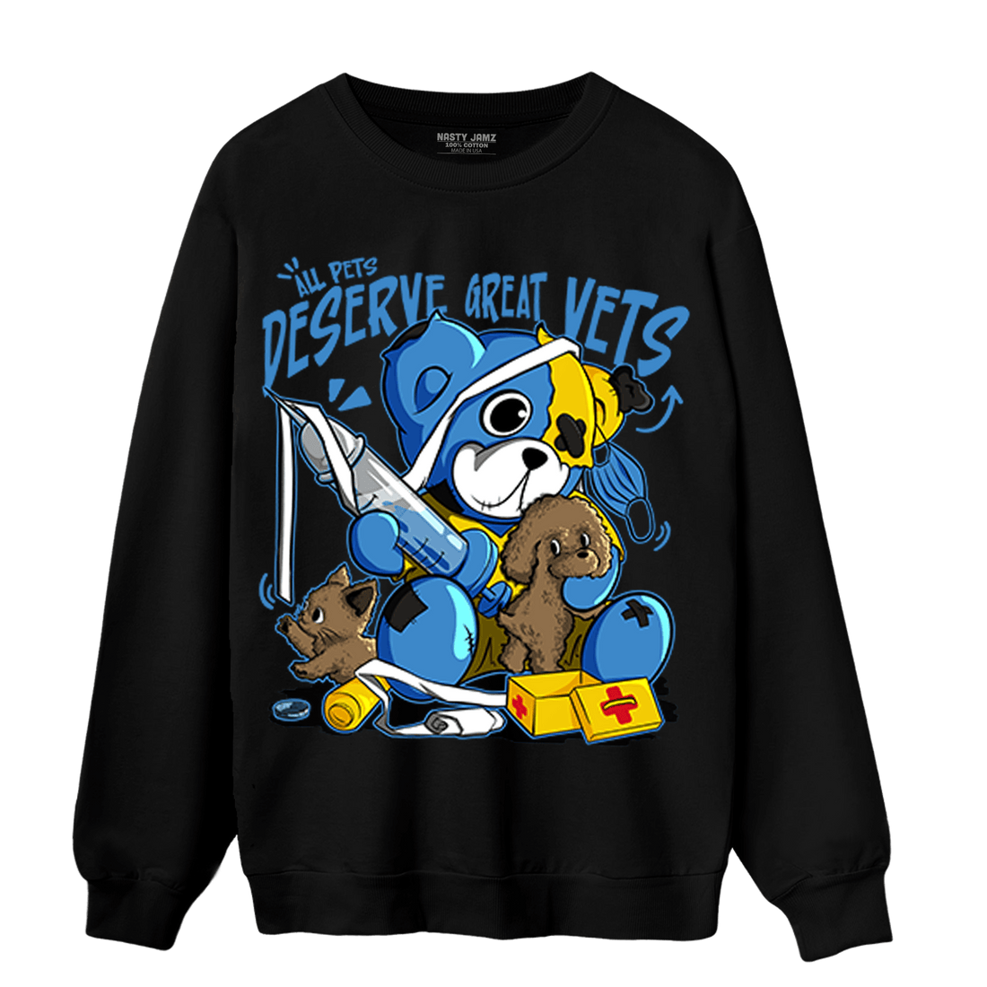 SB Dunk Bubbles Sweatshirt Match Veterinary BER - NastyJamz