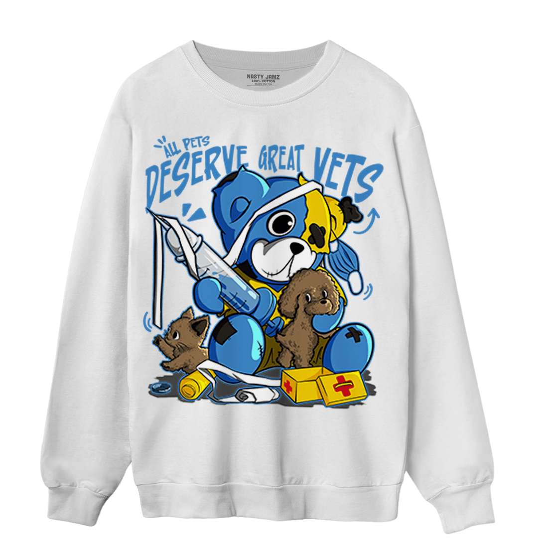 SB Dunk Bubbles Sweatshirt Match Veterinary BER - NastyJamz