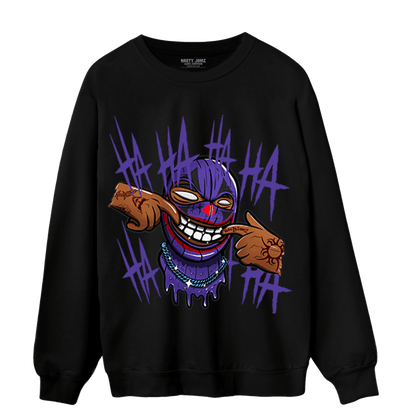 Field Purple 12s Sweatshirt Match We Are All Clowns - NastyJamz