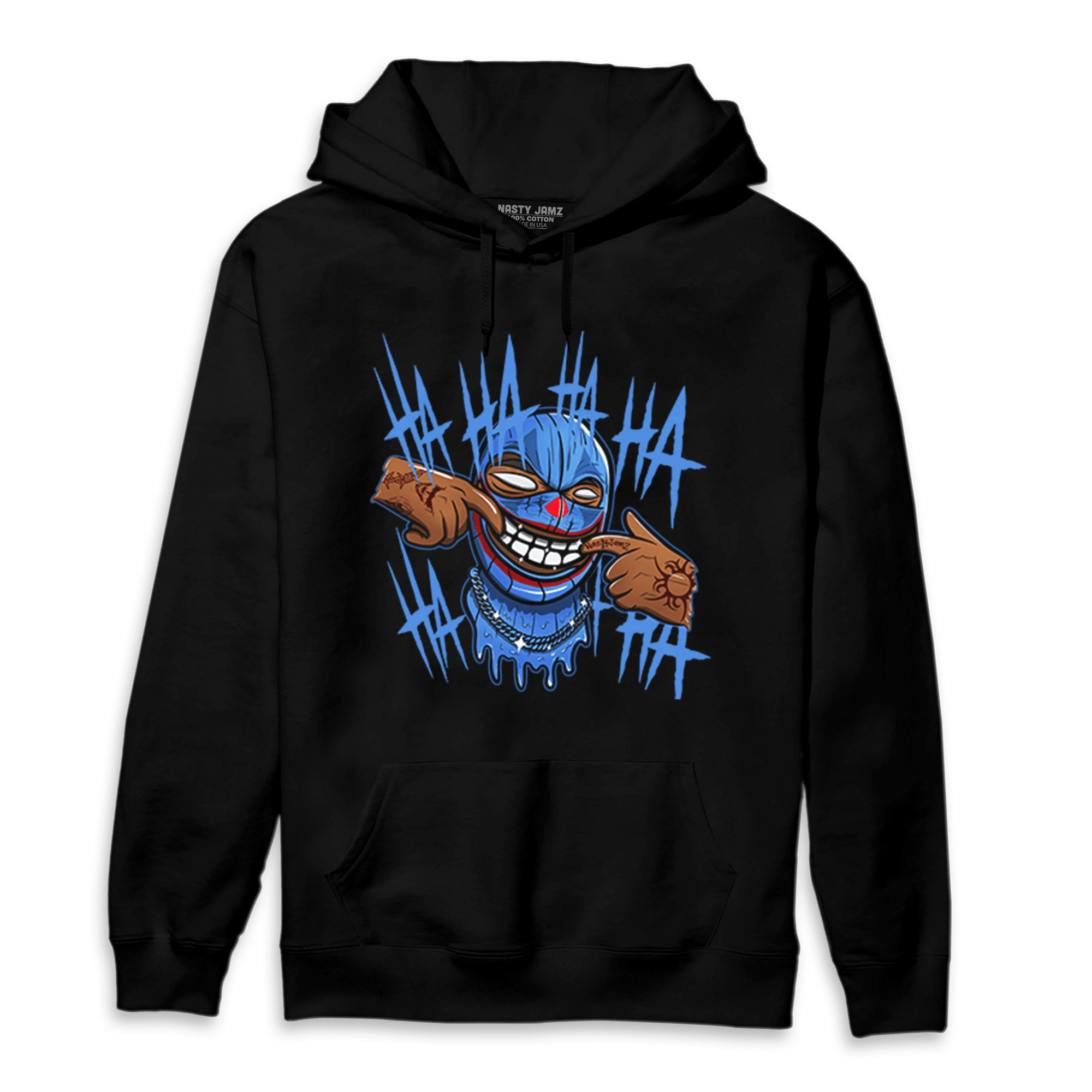 University Blue Toe 1s Hoodie Match We Are All Clowns - NastyJamz