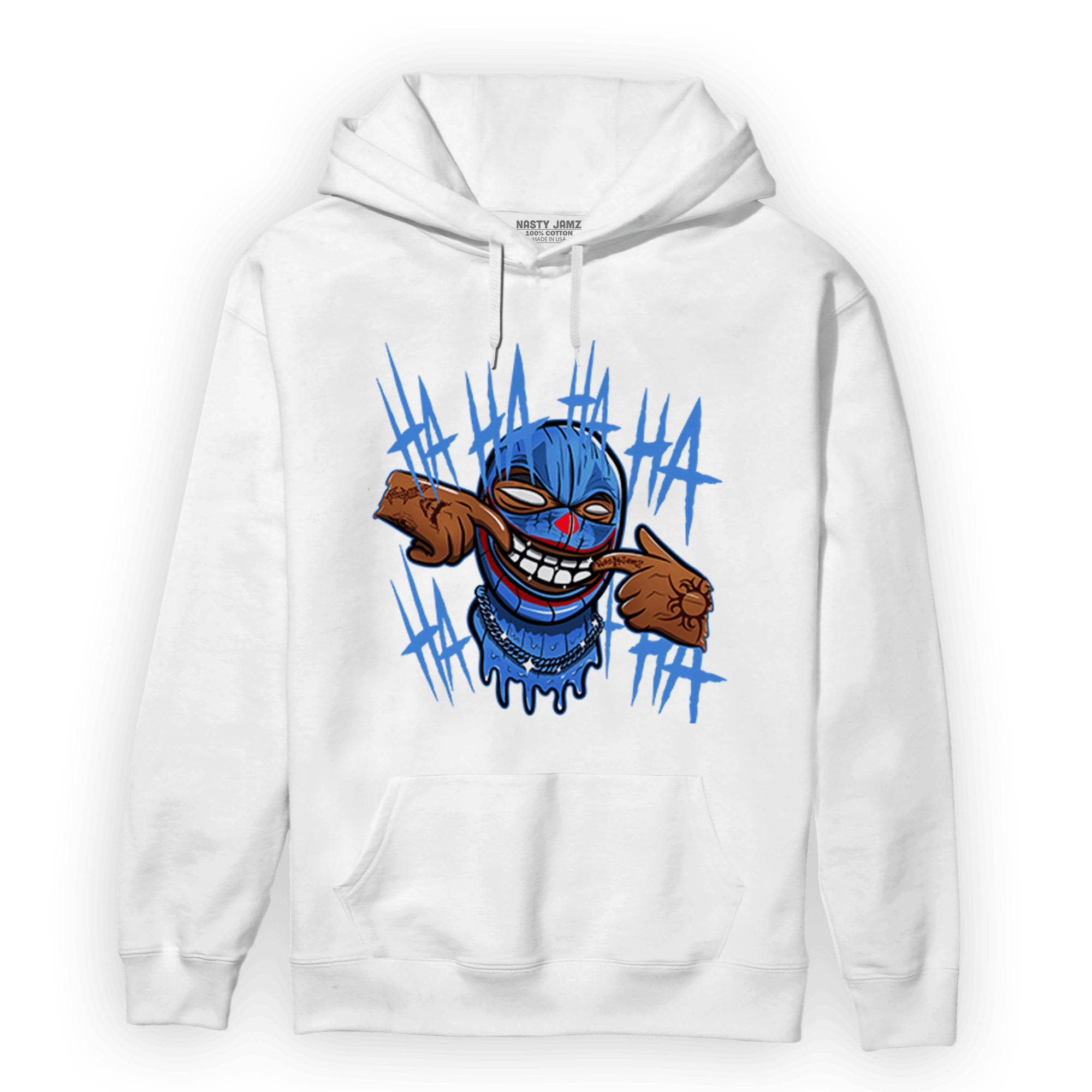 University Blue Toe 1s Hoodie Match We Are All Clowns - NastyJamz