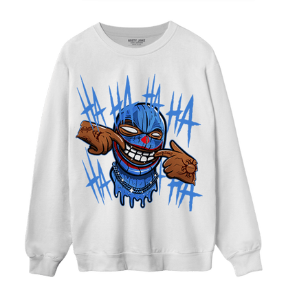 University Blue Toe 1s Sweatshirt Match We Are All Clowns - NastyJamz