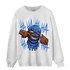 University Blue Toe 1s Sweatshirt Match We Are All Clowns - NastyJamz