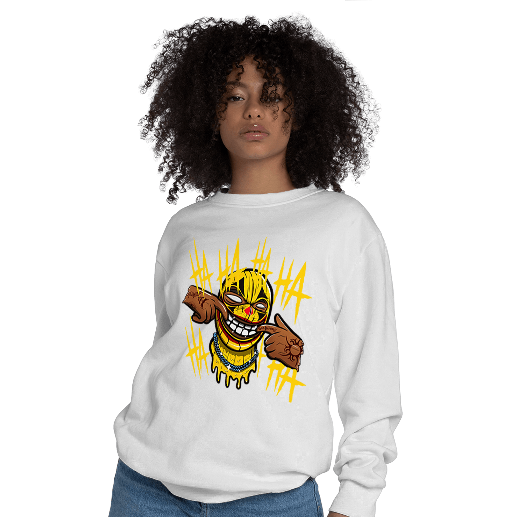 Thunder 4s Sweatshirt Match We Are All Clowns - NastyJamz
