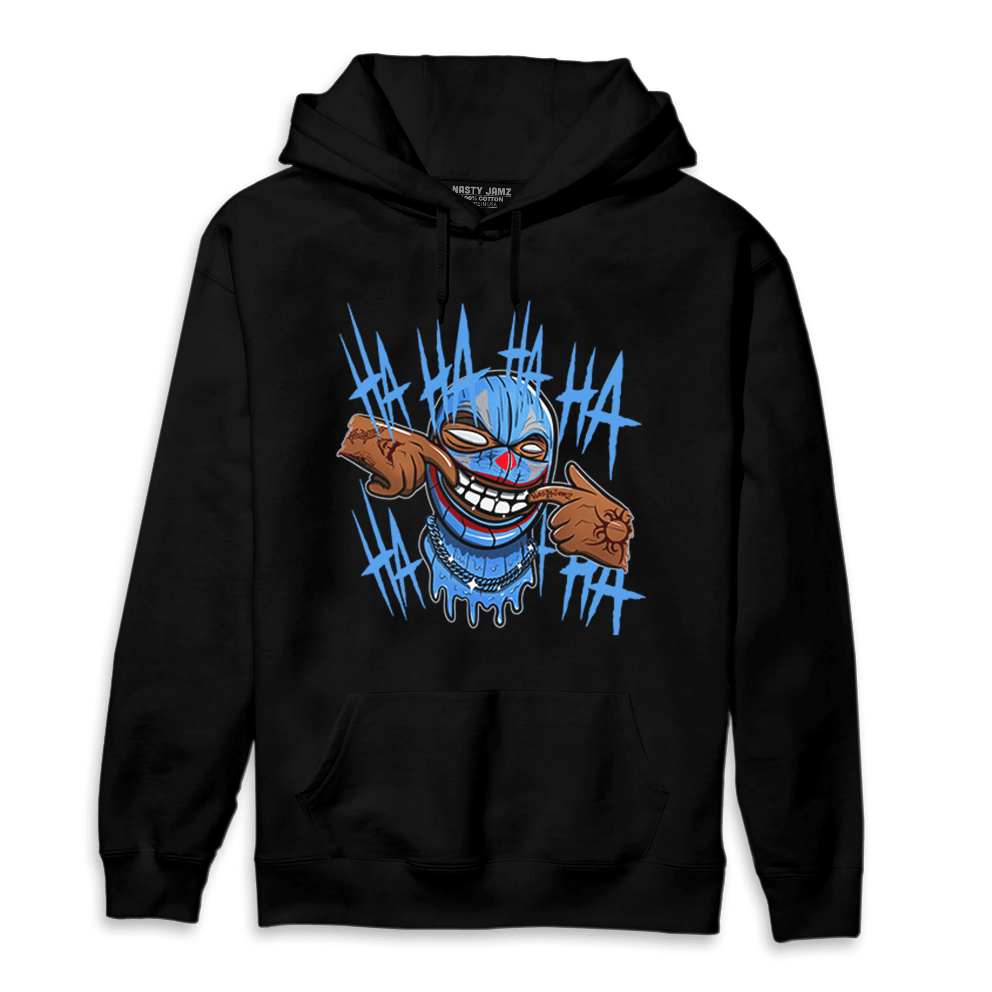 University Blue 5s Hoodie Match We Are All Clowns - NastyJamz