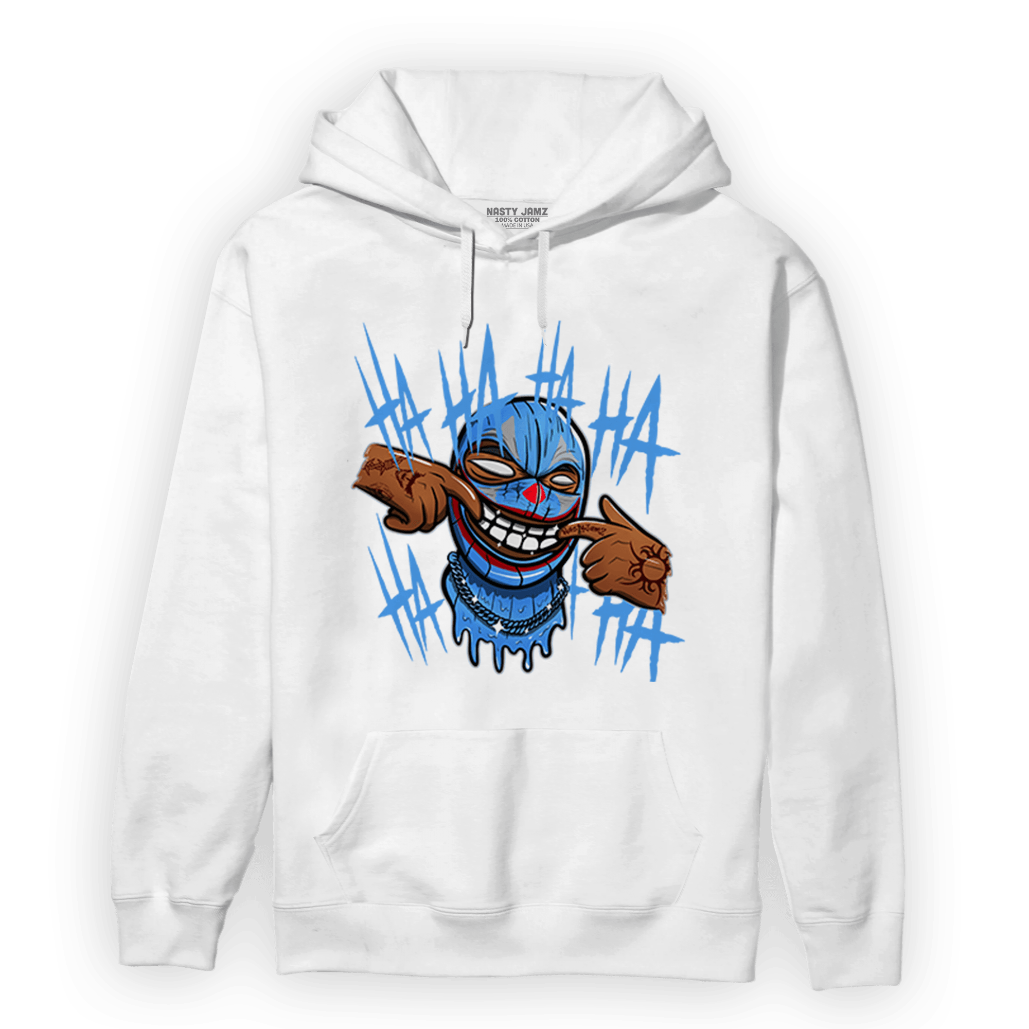 University Blue 5s Hoodie Match We Are All Clowns - NastyJamz