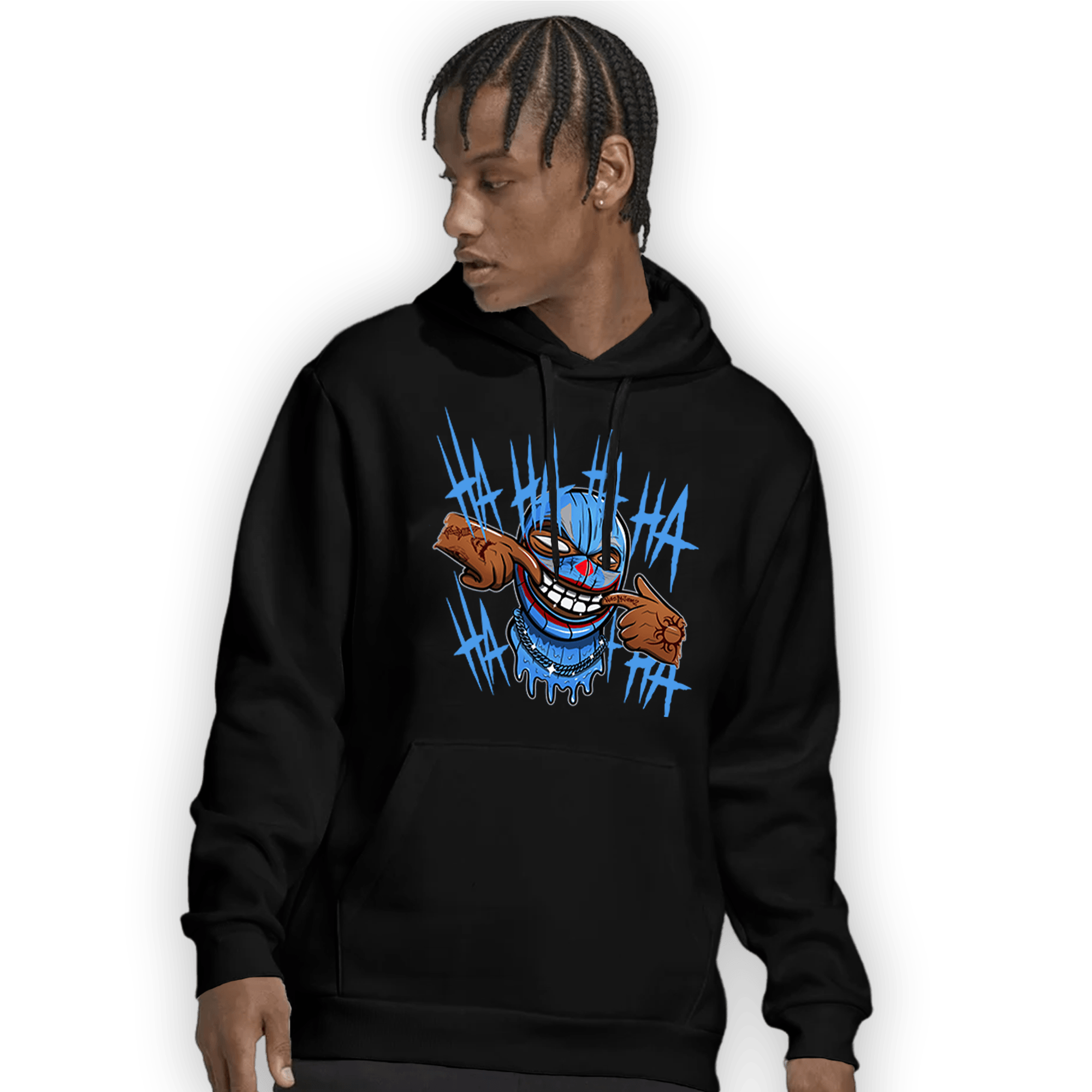University Blue 5s Hoodie Match We Are All Clowns - NastyJamz