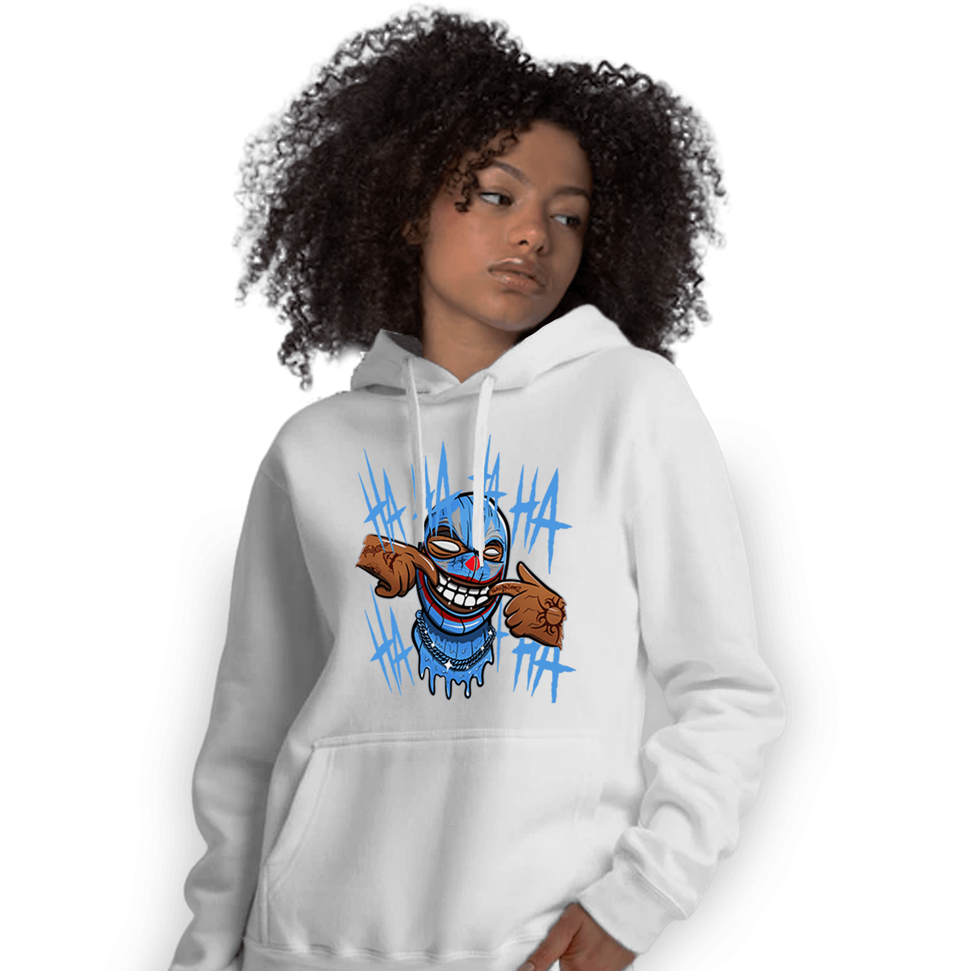 University Blue 5s Hoodie Match We Are All Clowns - NastyJamz
