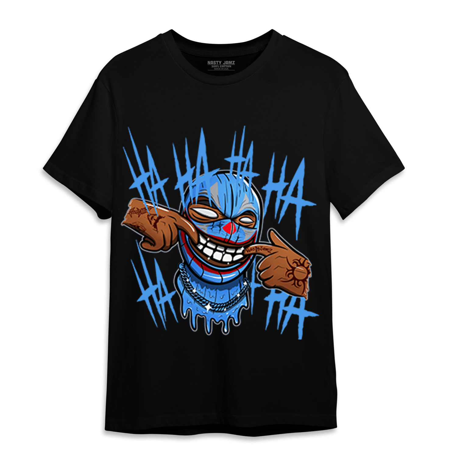 University Blue 5s T Shirt Match We Are All Clowns - NastyJamz