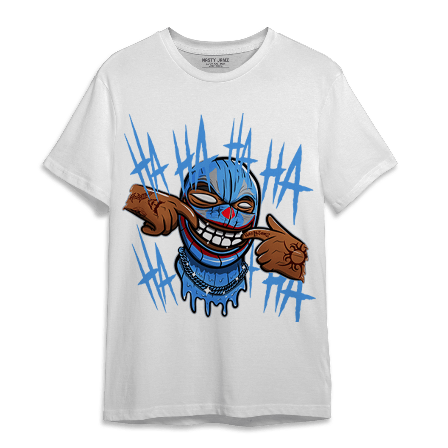 University Blue 5s T Shirt Match We Are All Clowns - NastyJamz