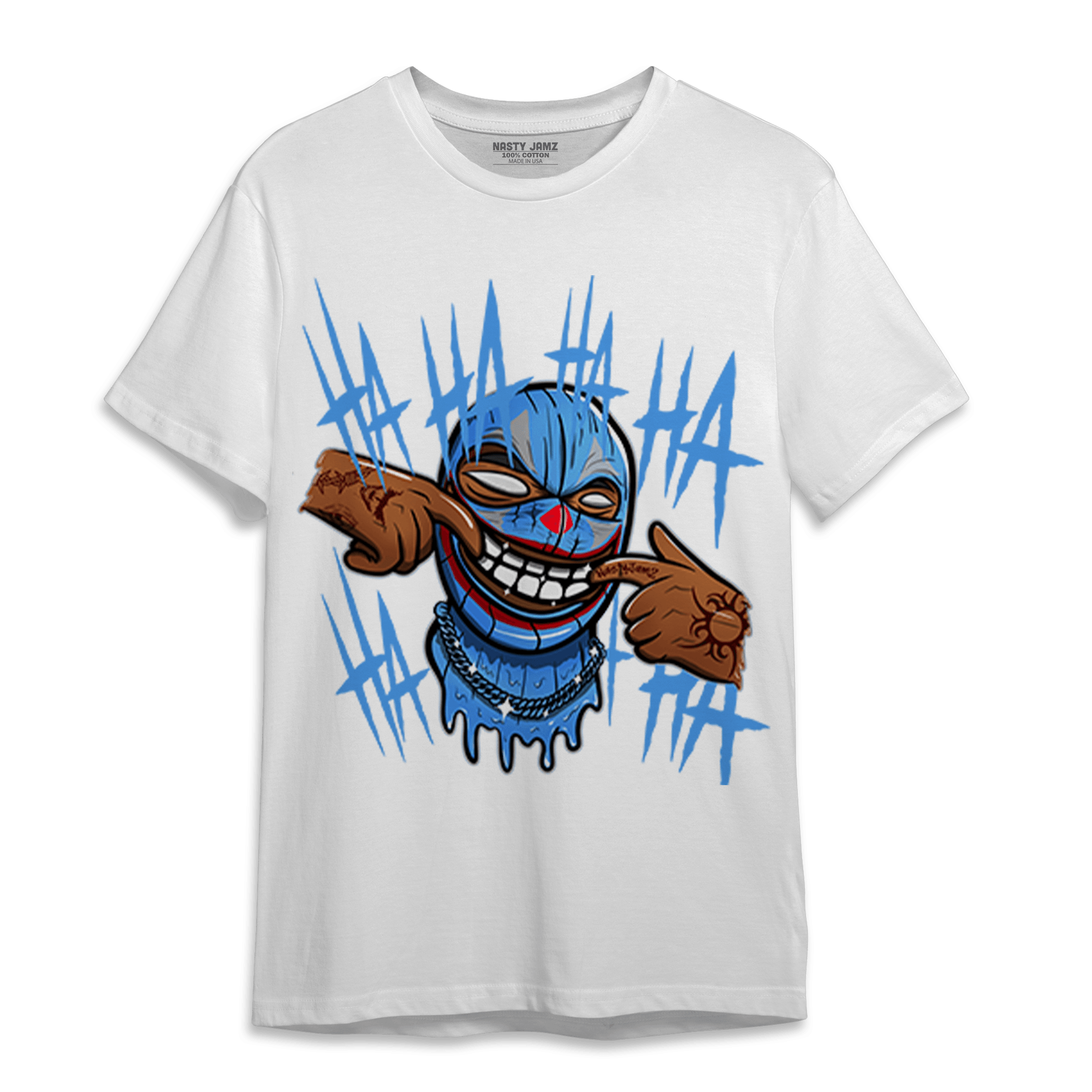 University Blue 5s T Shirt Match We Are All Clowns - NastyJamz