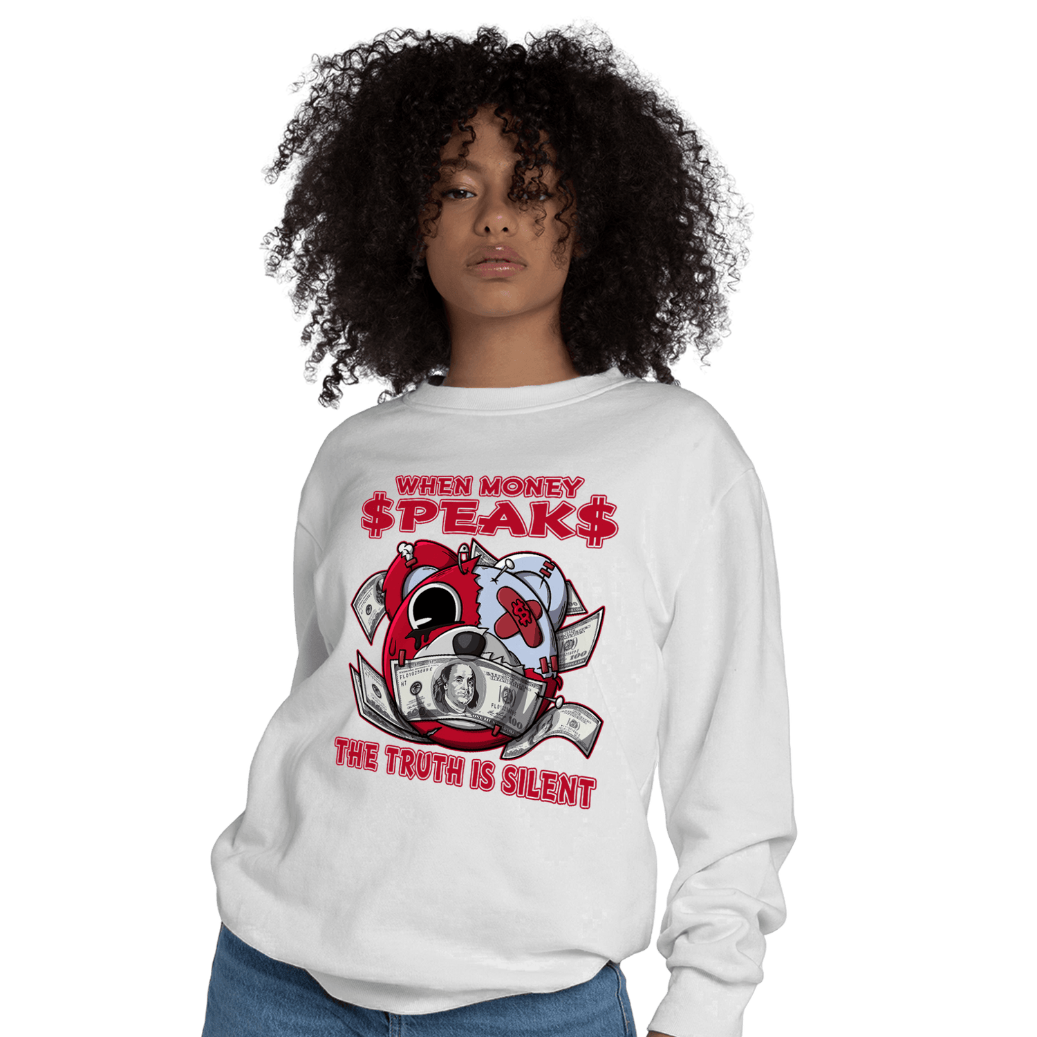 Cherry 11s Sweatshirt Match When Money Speaks Ber - NastyJamz