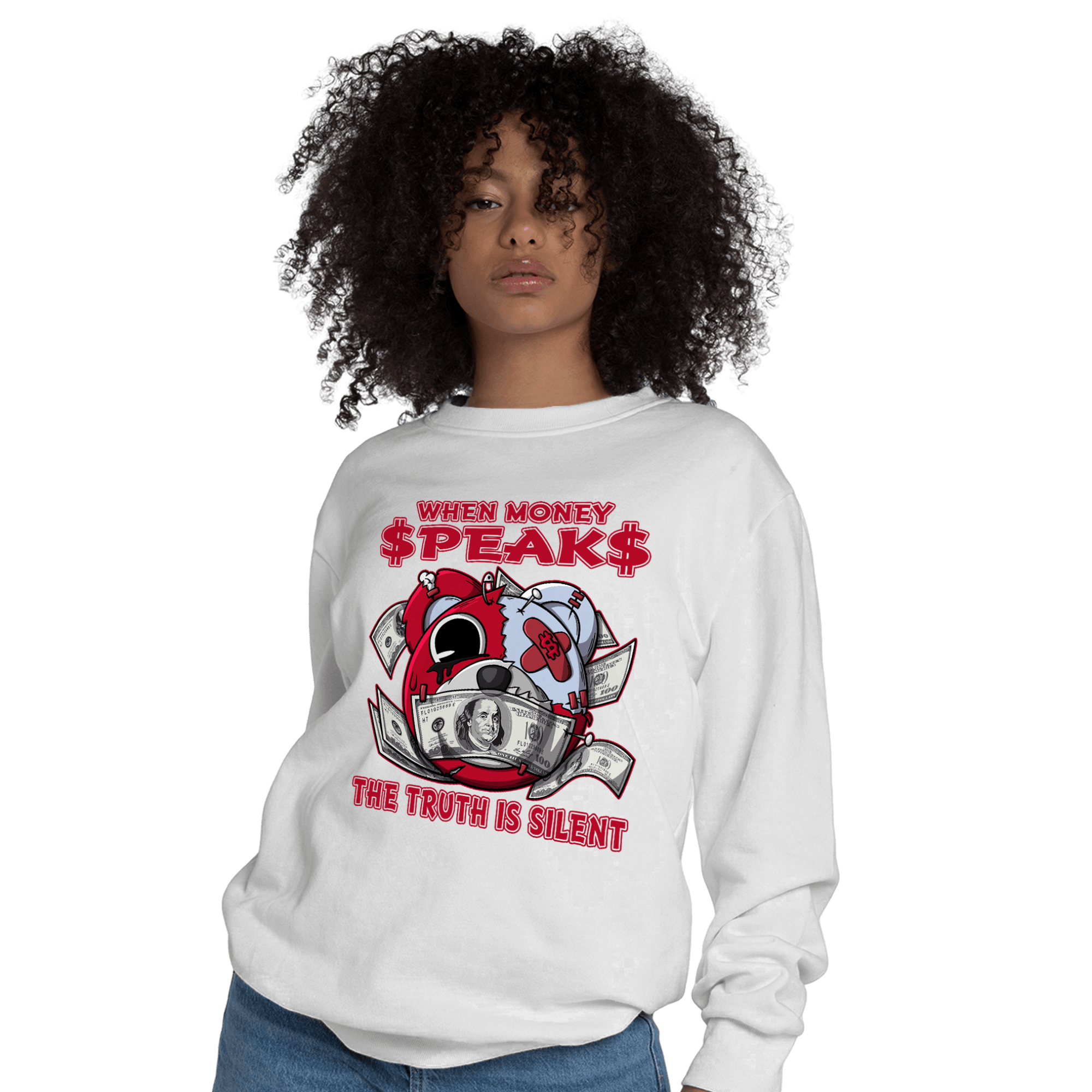 Cherry 11s Sweatshirt Match When Money Speaks Ber - NastyJamz