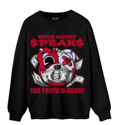 Cherry 11s Sweatshirt Match When Money Speaks Ber - NastyJamz