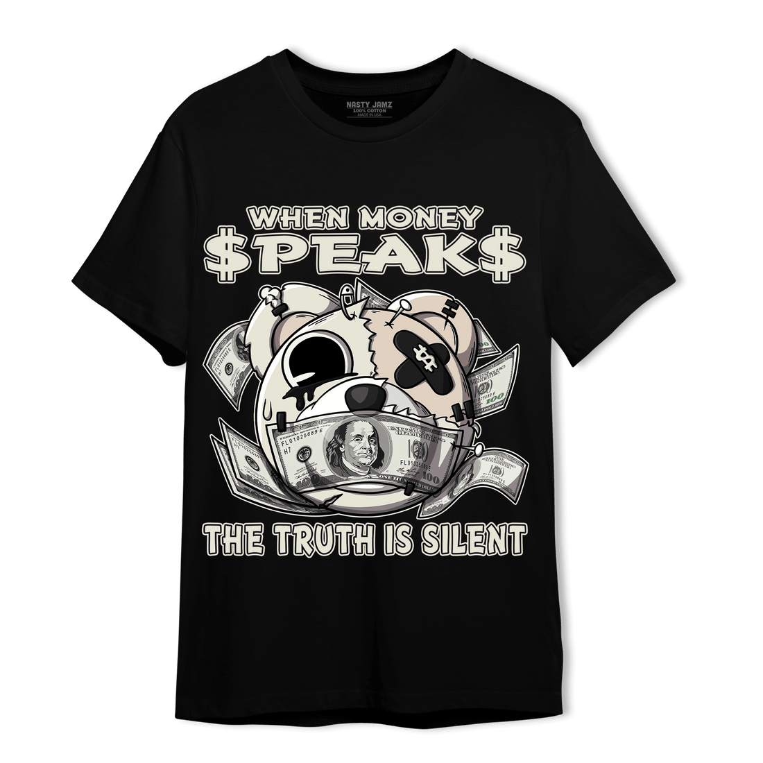 Neapolitan 11s T Shirt Match When Money Speaks Ber - NastyJamz