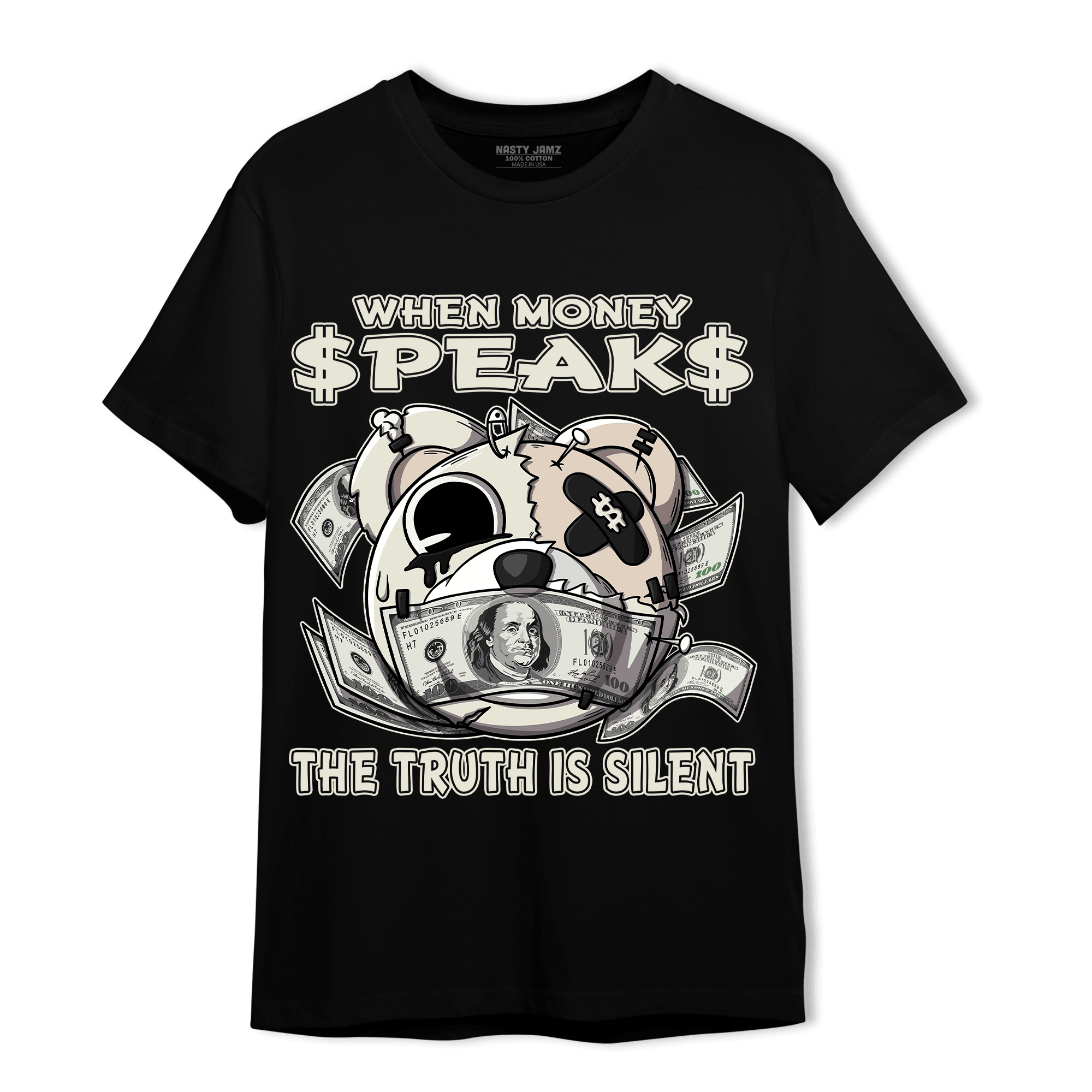 Neapolitan 11s T Shirt Match When Money Speaks Ber - NastyJamz