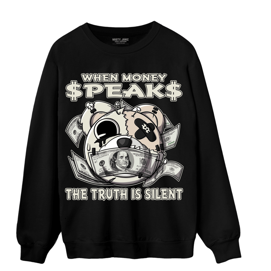 Neapolitan 11s Sweatshirt Match When Money Speaks Ber - NastyJamz