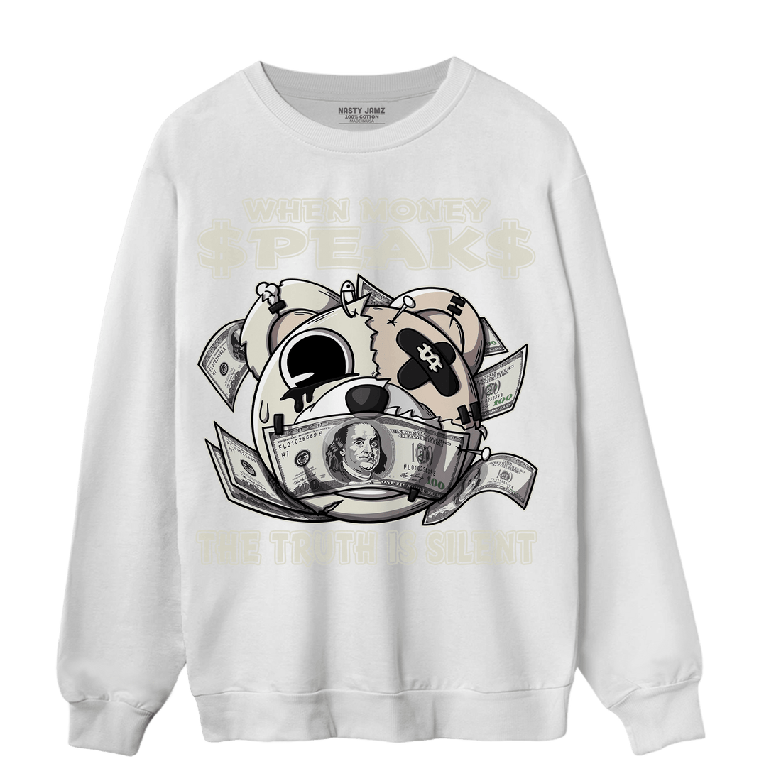 Neapolitan 11s Sweatshirt Match When Money Speaks Ber - NastyJamz