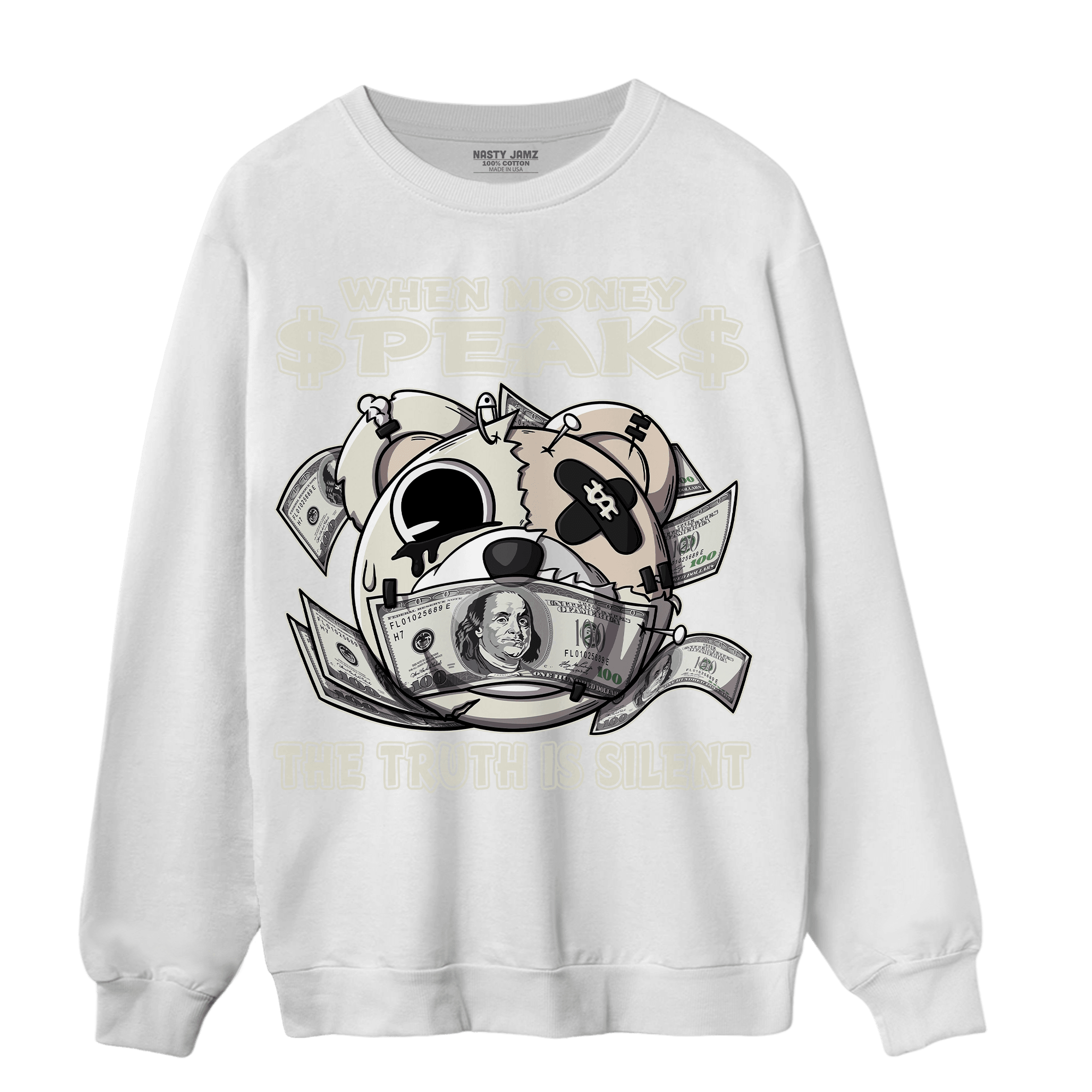 Neapolitan 11s Sweatshirt Match When Money Speaks Ber - NastyJamz