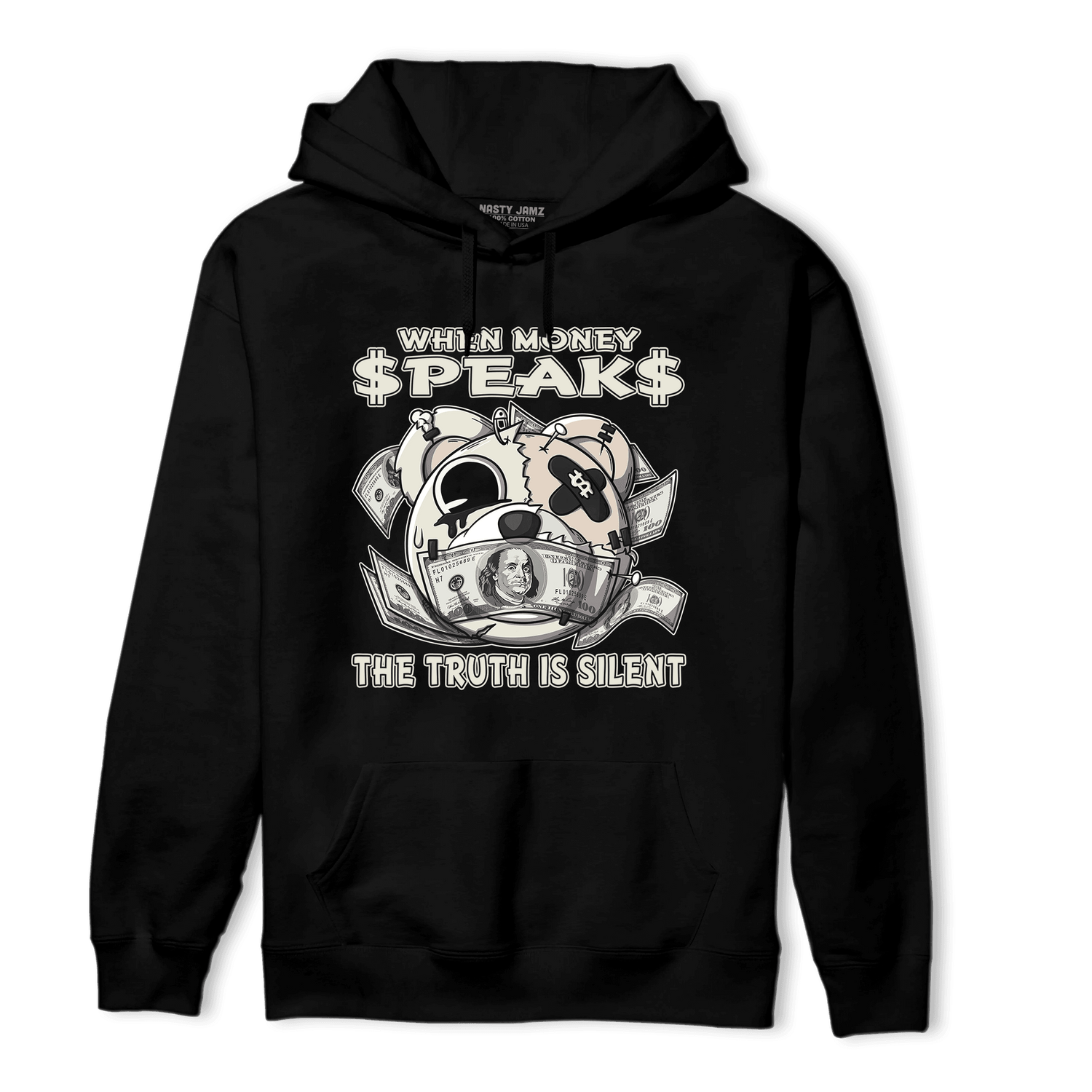 Neapolitan 11s Hoodie Match When Money Speaks Ber - NastyJamz