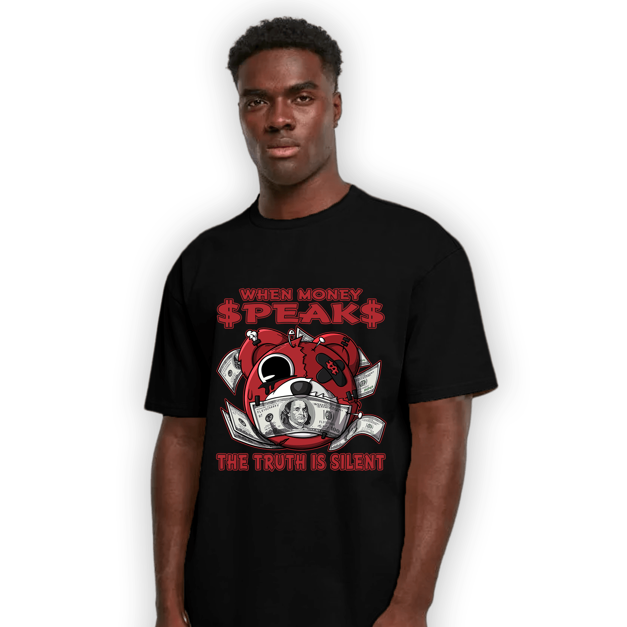 Cherry 12s T Shirt Match When Money Speaks Ber - NastyJamz