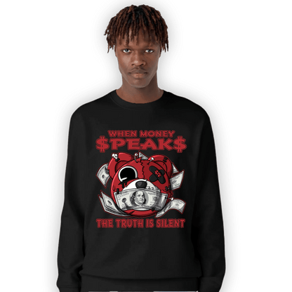 Cherry 12s Sweatshirt Match When Money Speaks Ber - NastyJamz