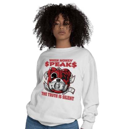 Cherry 12s Sweatshirt Match When Money Speaks Ber - NastyJamz