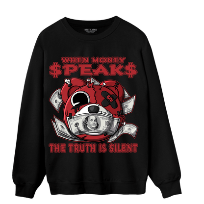 Cherry 12s Sweatshirt Match When Money Speaks Ber - NastyJamz