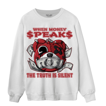 Cherry 12s Sweatshirt Match When Money Speaks Ber - NastyJamz
