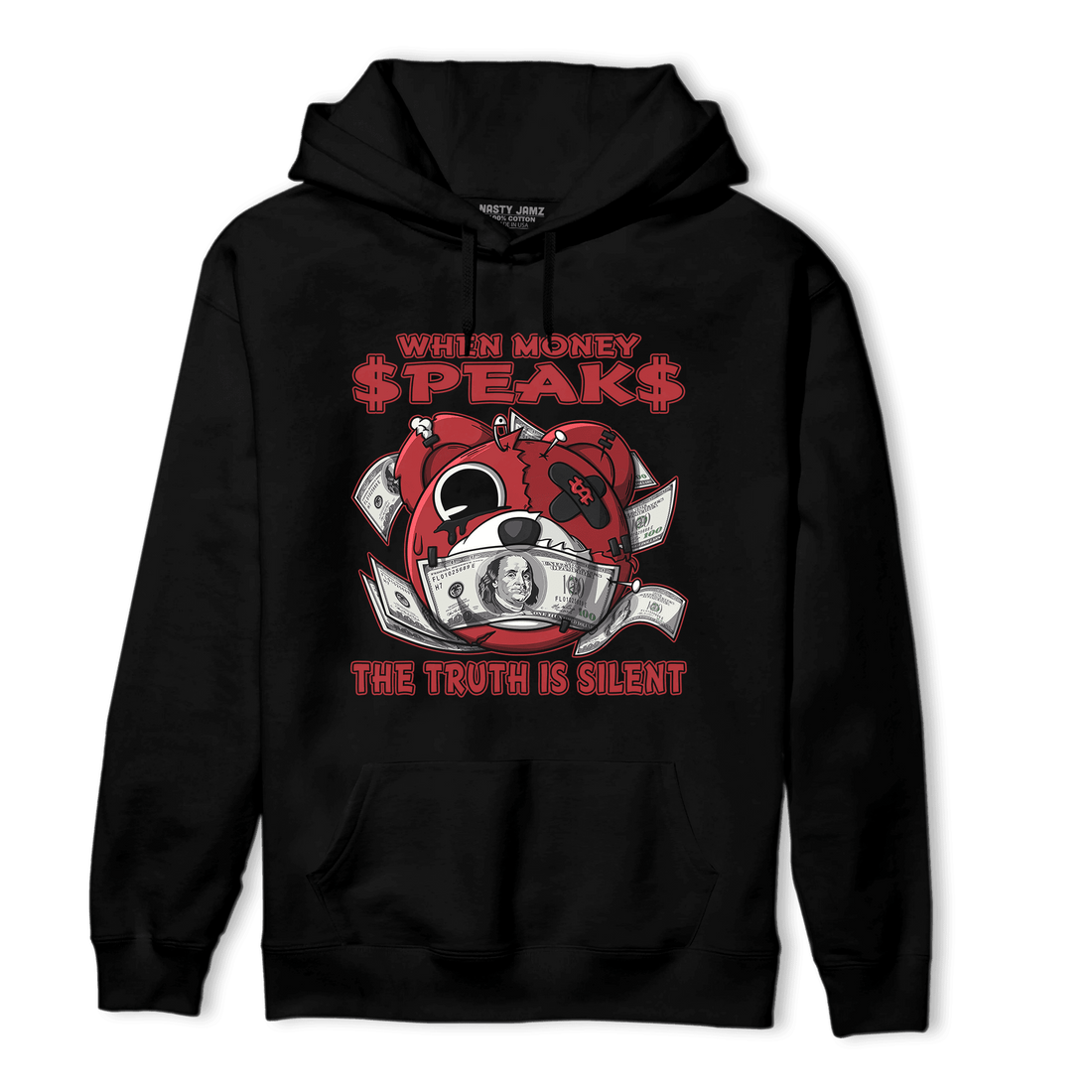 Cherry 12s Hoodie Match When Money Speaks Ber - NastyJamz