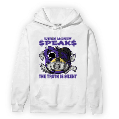 Field Purple 12s Hoodie Match When Money Speaks Ber - NastyJamz