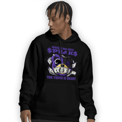 Field Purple 12s Hoodie Match When Money Speaks Ber - NastyJamz