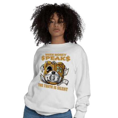 Wheat 13s Sweatshirt Match When Money Speaks Ber - NastyJamz