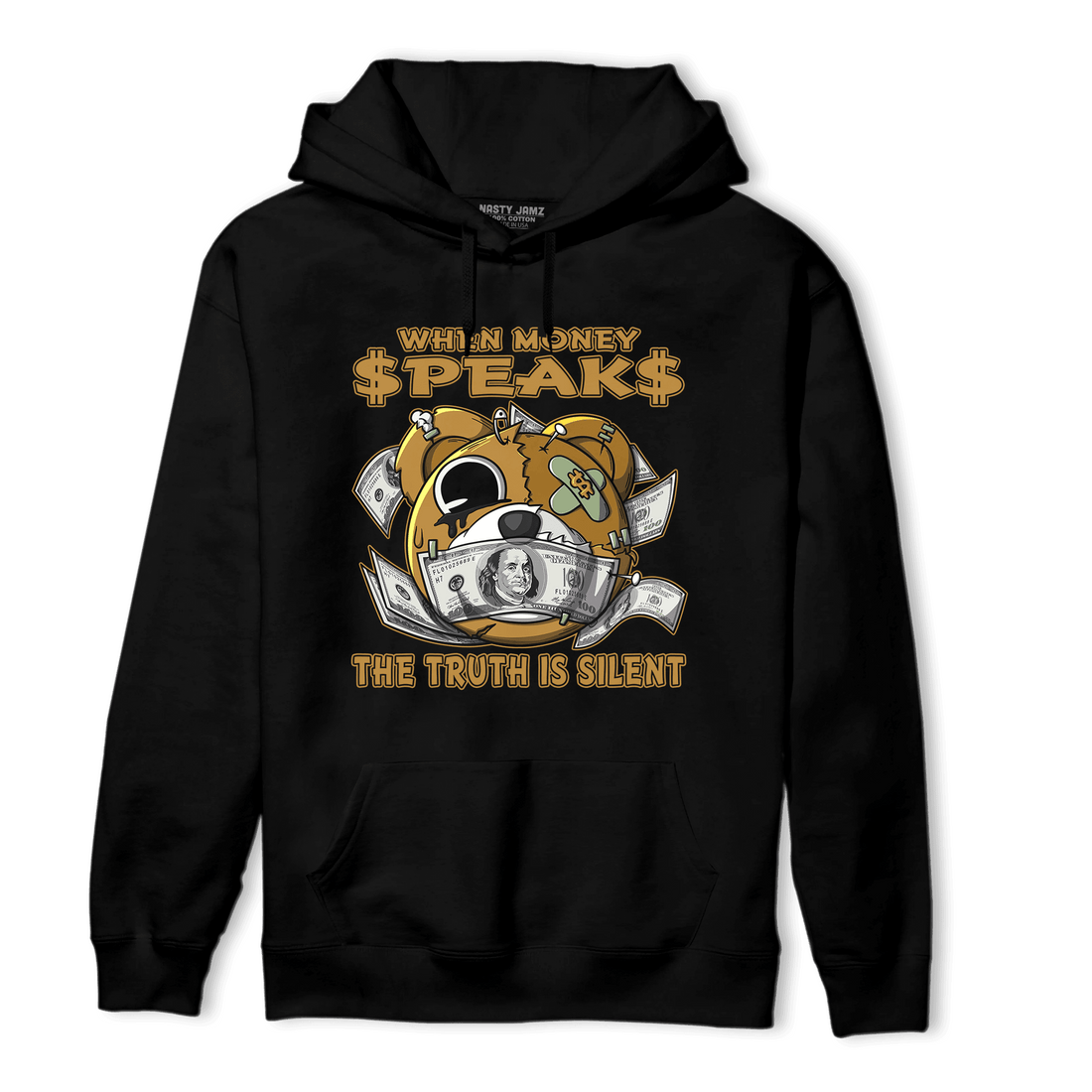 Wheat 13s Hoodie Match When Money Speaks Ber - NastyJamz