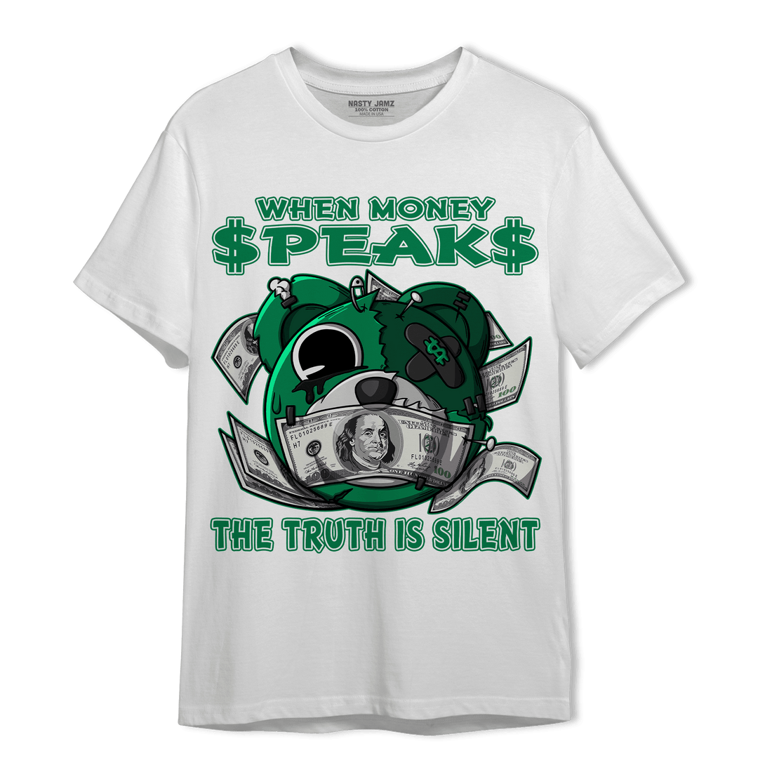 Celtic Lucky Green 1s T Shirt Match When Money Speaks Ber - NastyJamz