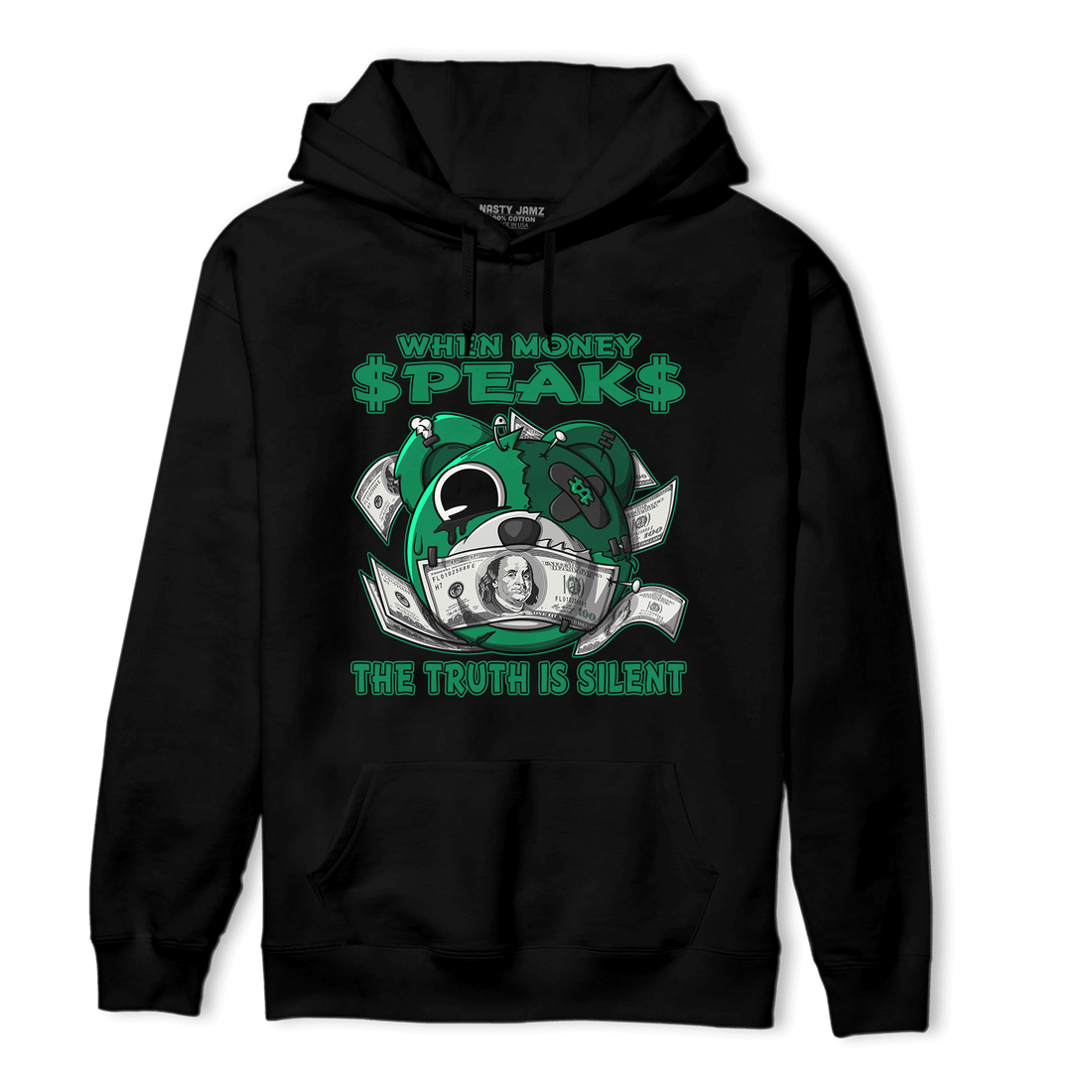 Celtic Lucky Green 1s Hoodie Match When Money Speaks Ber - NastyJamz