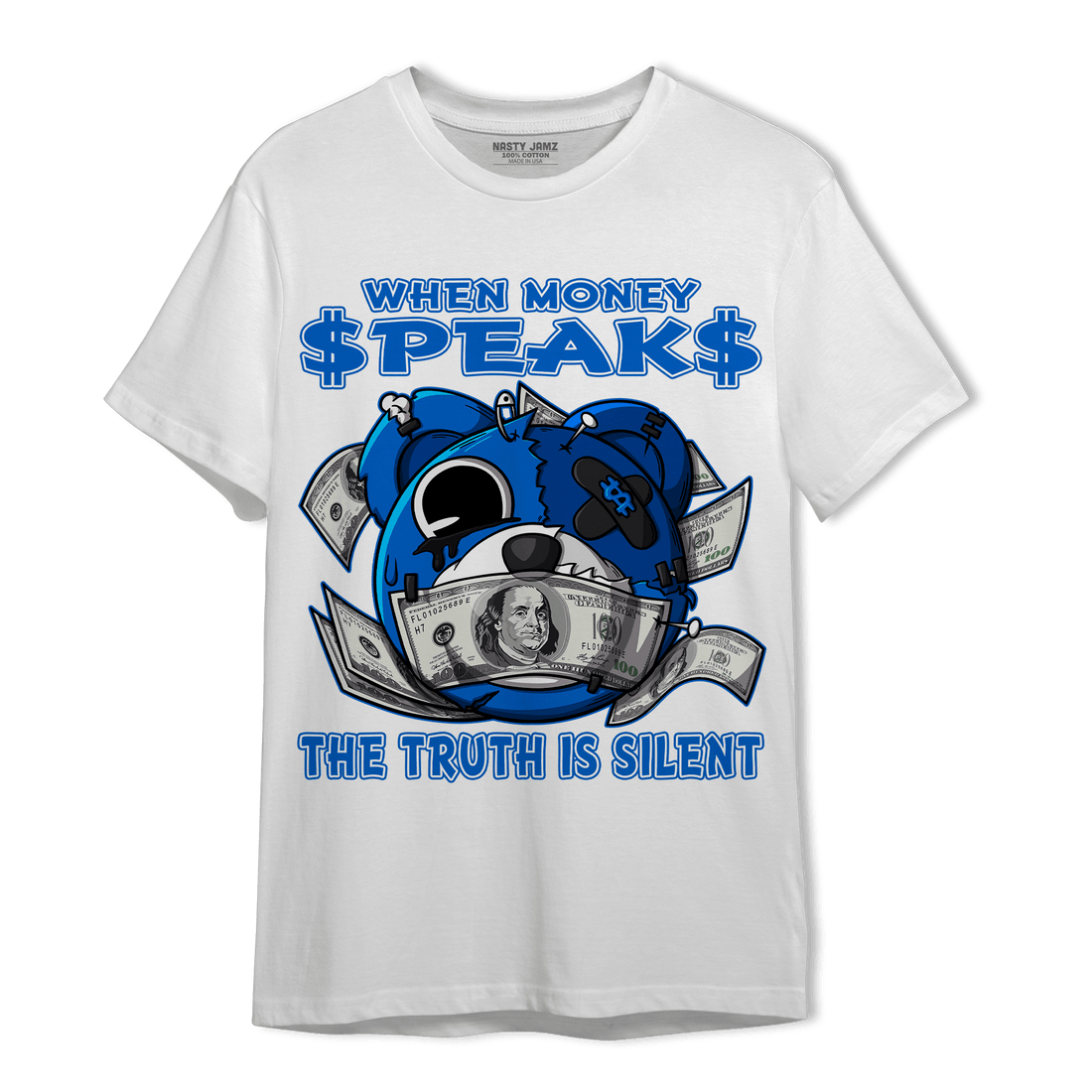 Royal Reimagined 1s T Shirt Match When Money Speaks Ber - NastyJamz