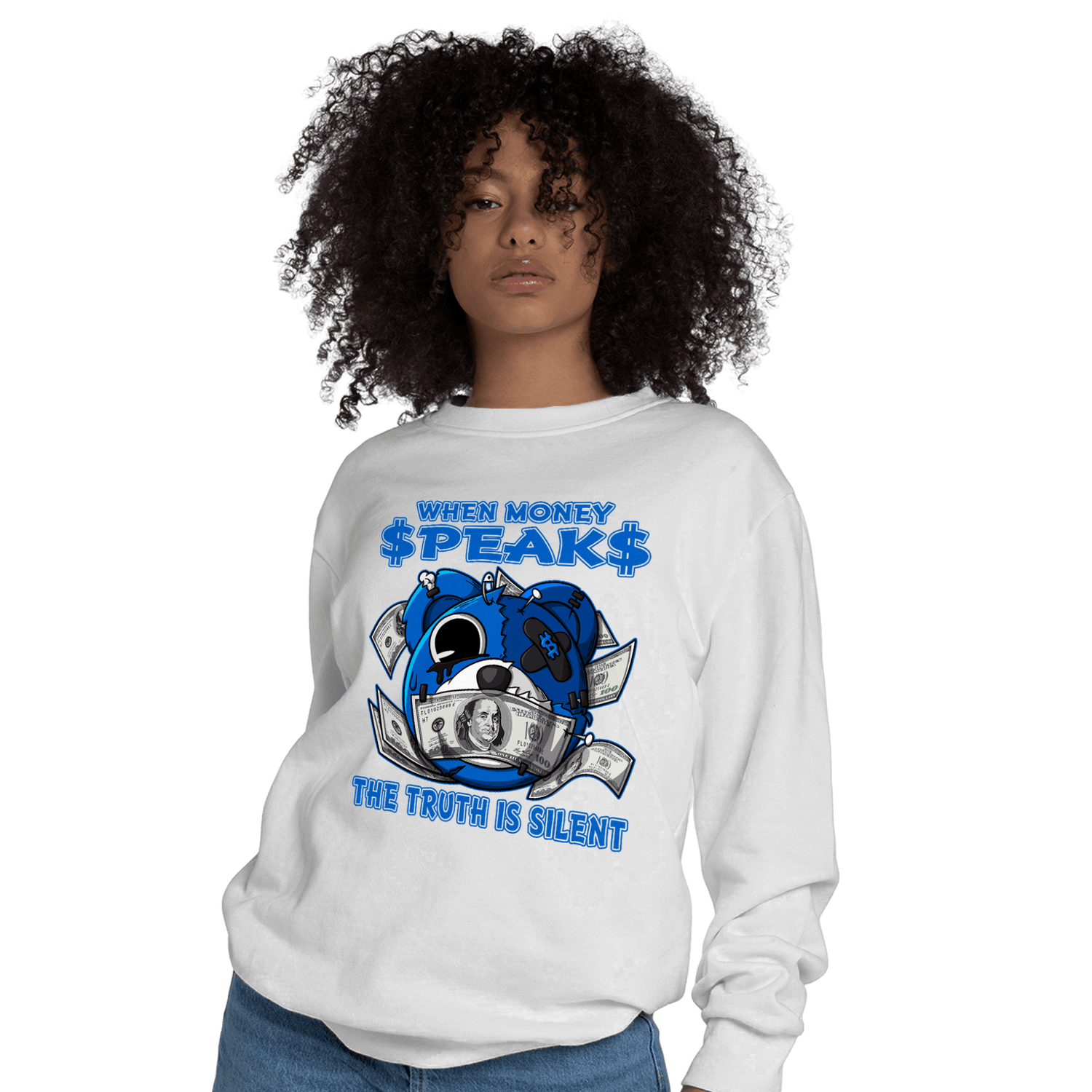 Royal Reimagined 1s Sweatshirt Match When Money Speaks Ber - NastyJamz