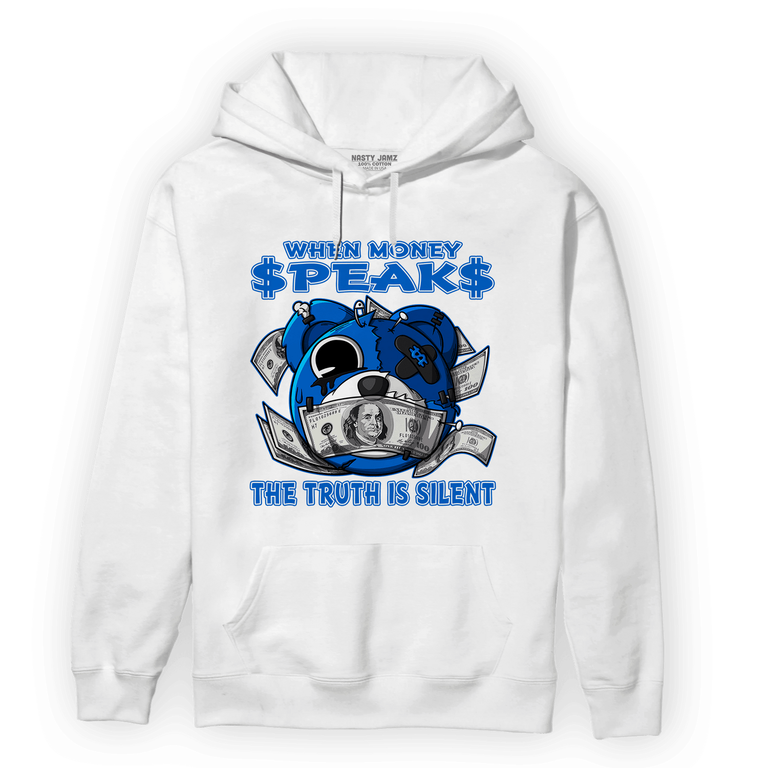 Royal Reimagined 1s Hoodie Match When Money Speaks Ber - NastyJamz