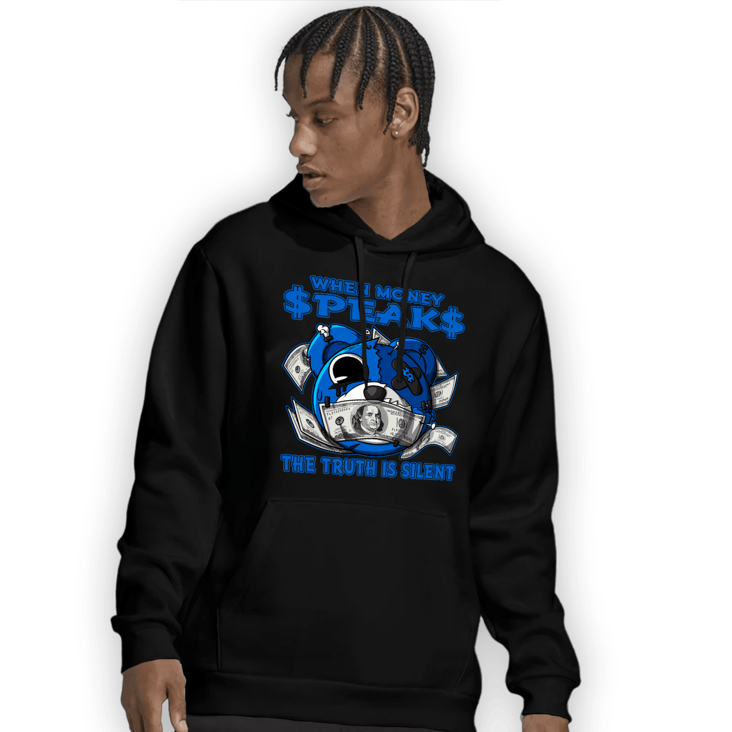 Royal Reimagined 1s Hoodie Match When Money Speaks Ber - NastyJamz