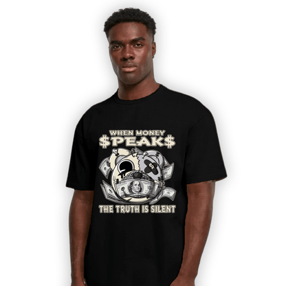 Off Noir 3s T Shirt Match When Money Speaks Ber - NastyJamz